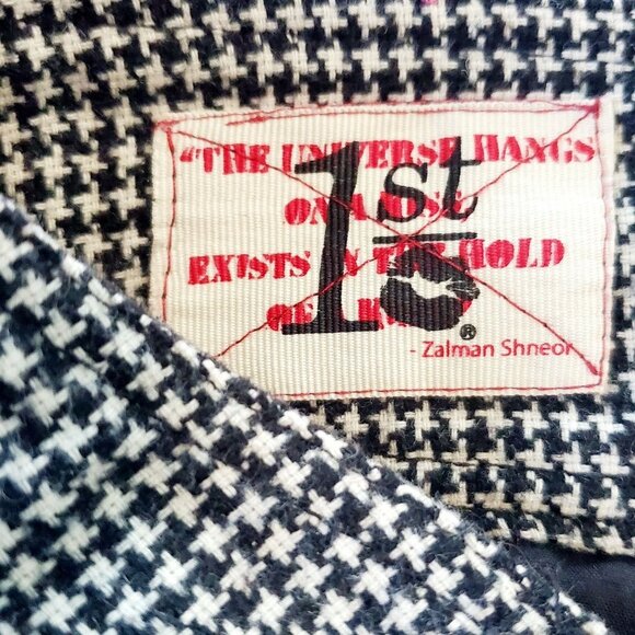 1st Kiss Juniors Shorts Black & White Houndstooth First Kiss Size 7 EUC - Picture 7 of 7